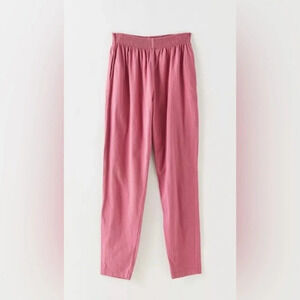 Vintage Alfred Dunner Lavender Pink Pants Sz Petite 12 elastic waist velvet